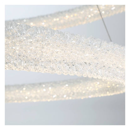 Sassi 3 Light 60" Wide LED Ring Chandelier