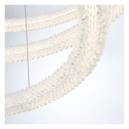 Sassi 3 Light 60" Wide LED Ring Chandelier