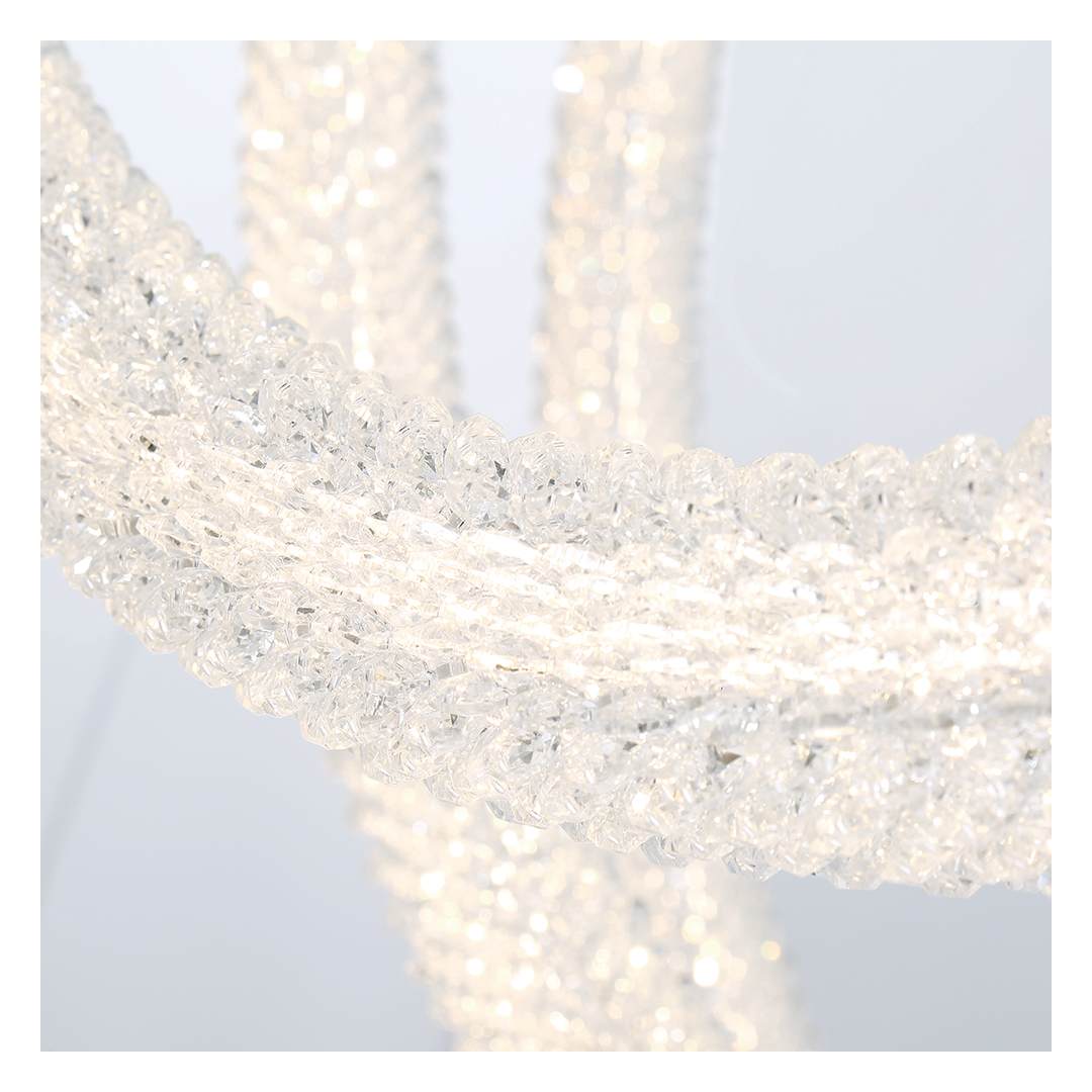 Sassi 3 Light 60" Wide LED Ring Chandelier