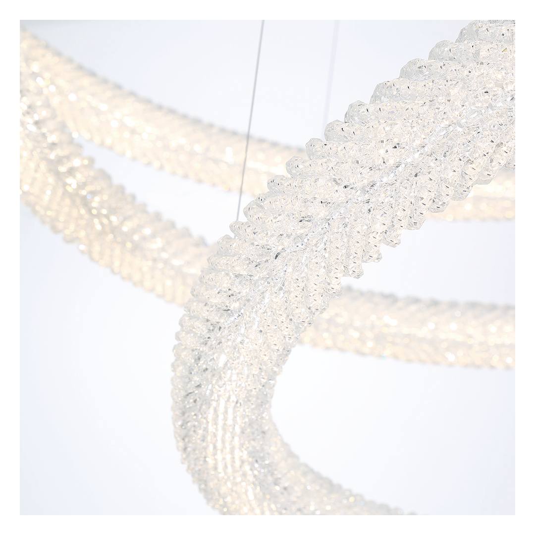 Sassi 3 Light 60" Wide LED Ring Chandelier