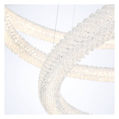 Sassi 3 Light 60" Wide LED Ring Chandelier