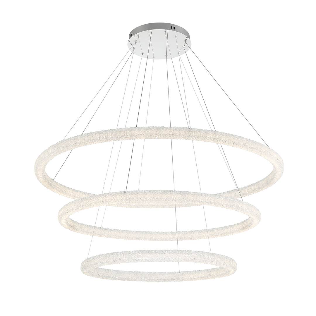 Sassi 3 Light 60" Wide LED Ring Chandelier