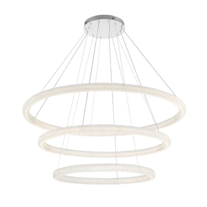 Sassi 3 Light 60" Wide LED Ring Chandelier