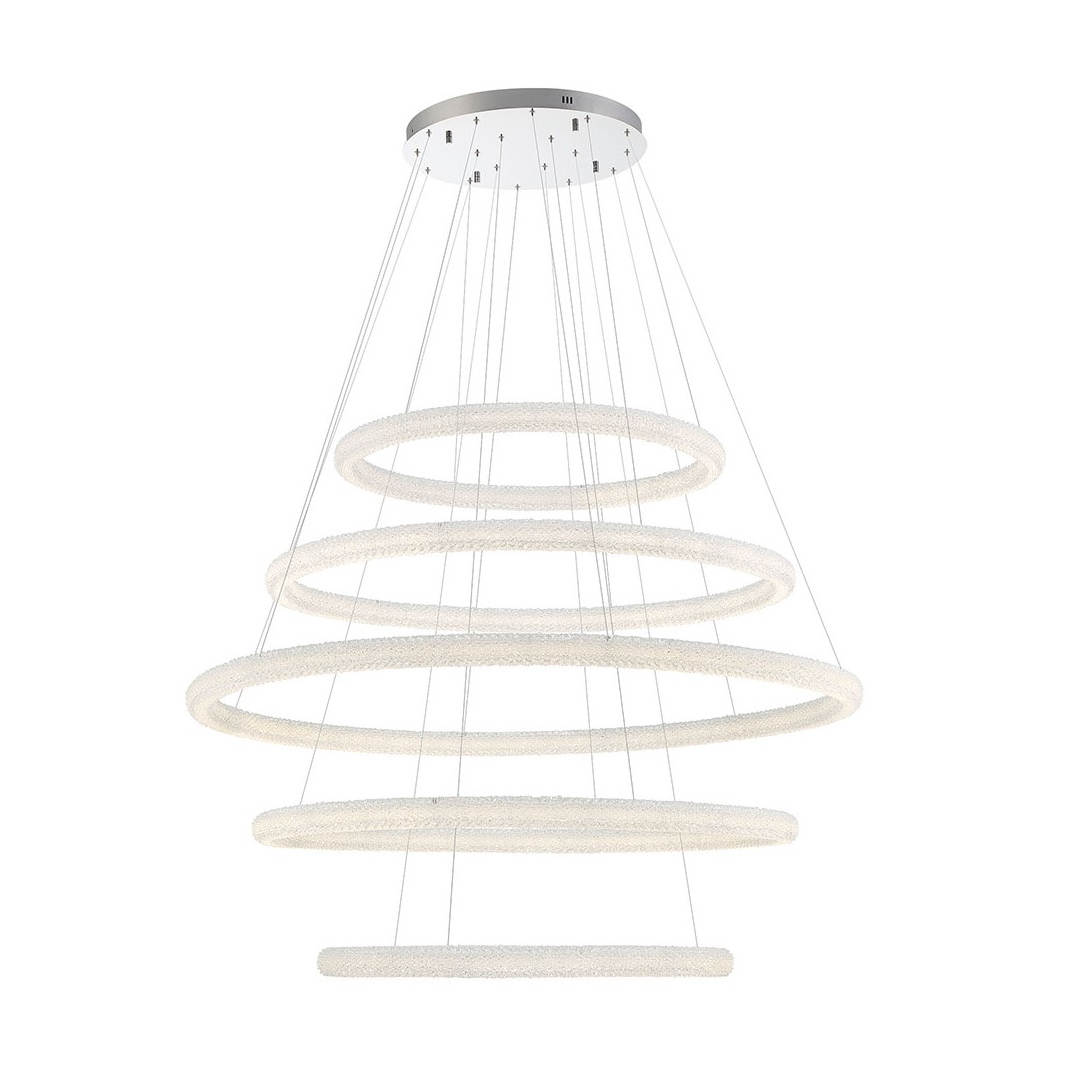 Sassi 5 Light 60" Wide LED Ring Chandelier
