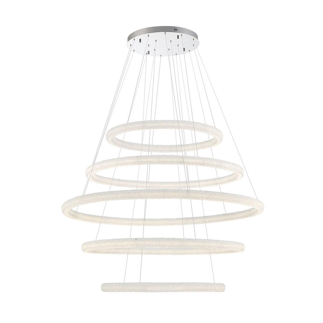 Sassi 5 Light 60" Wide LED Ring Chandelier