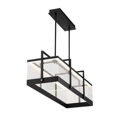 Tye 13" Wide LED Linear Chandelier
