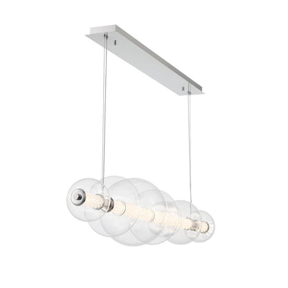 Atomo 56" Wide 3000K LED Abstract Linear Chandelier