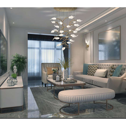 Matera 25 Light 36" Wide LED Abstract Chandelier