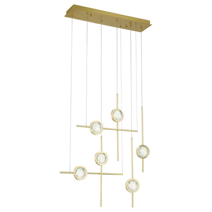 Barletta 33" Wide LED Abstract Chandelier