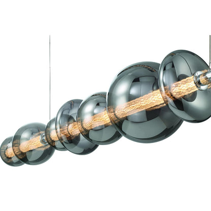 Atomo 74" Wide LED Linear Chandelier