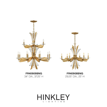 Vida 6 Light 29" Wide Abstract Chandelier