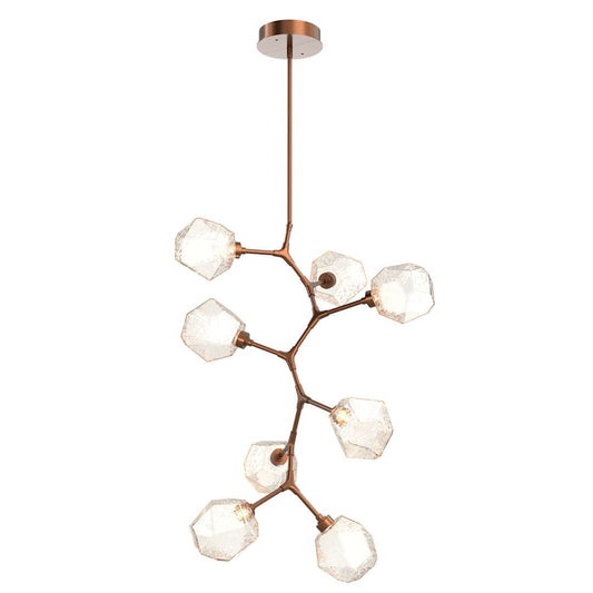 Gem 30" Wide 8 Light LED Abstract Chandelier