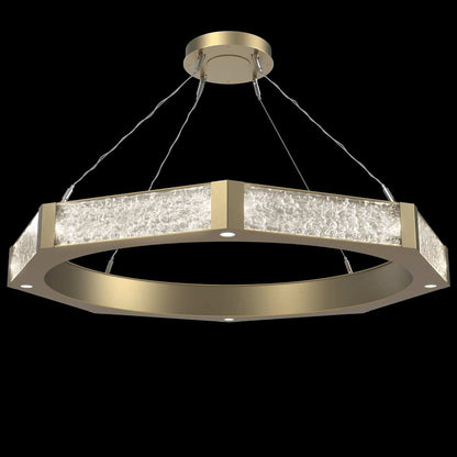 Glacier 20 Light 48" Wide LED Ring Chandelier