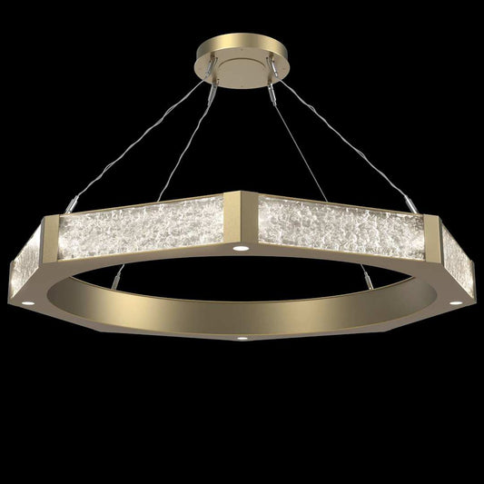 Glacier 20 Light 48" Wide LED Ring Chandelier