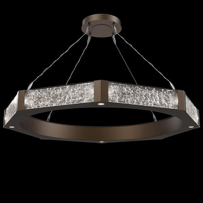 Glacier 20 Light 48" Wide LED Ring Chandelier