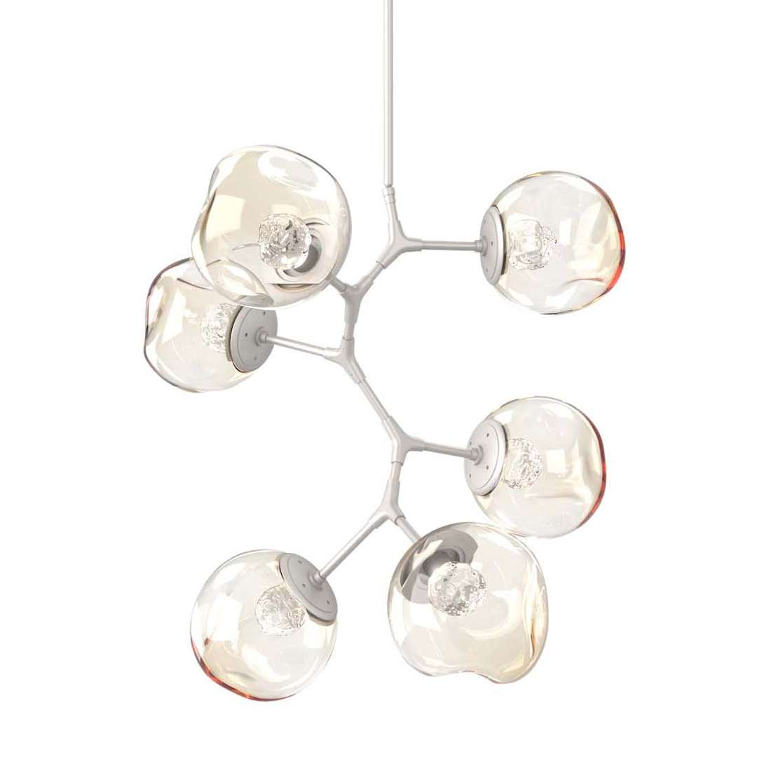Nebula 6 Light 34" Wide LED Abstract Chandelier - 2700K