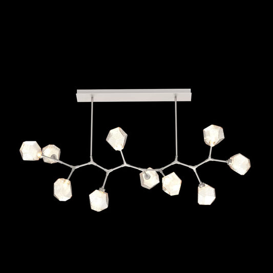 Gem 10 Light 64" Wide LED Abstract Chandelier - 2700K