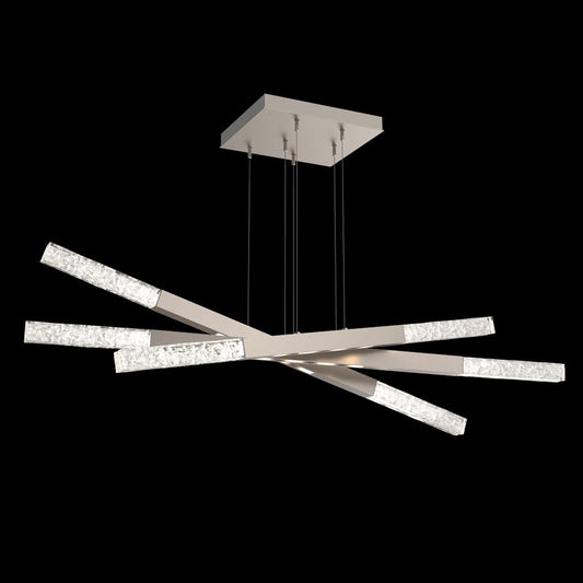 Axis 18 Light 62" Wide LED Abstract Linear Chandelier - 3000K