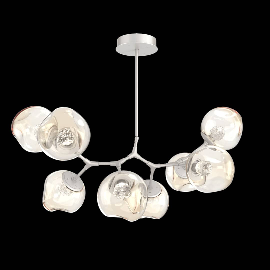 Nebula 8 Light 41" Wide LED Abstract Chandelier - 3000K
