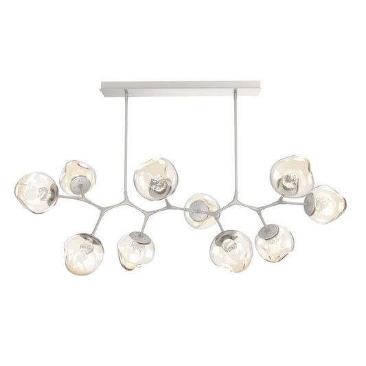 Luna 63" Wide LED Crystal Abstract Chandelier