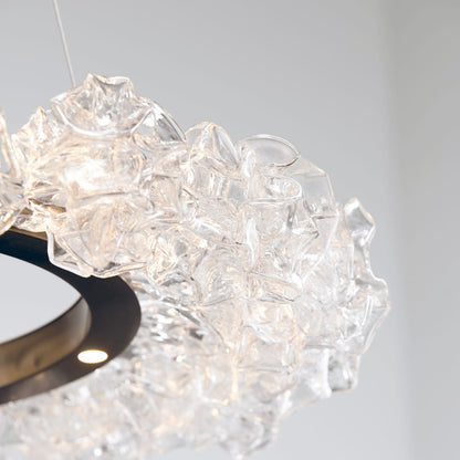 Blossom 20 Light 36" Wide LED Ring Chandelier