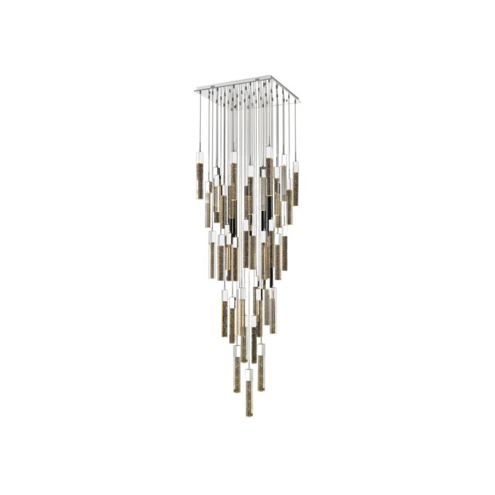 The Original Glacier Avenue 41-Light 4Flush Mount Pendant in Chrome