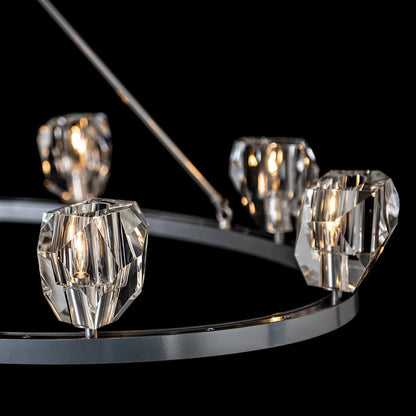 Gatsby 8 Light 45" Wide Crystal Ring Chandelier