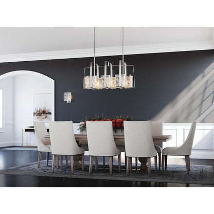 Arc 8 Light 43" Wide Linear Chandelier
