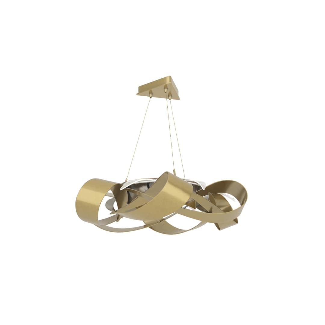 Flux 39" Wide LED Abstract Chandelier