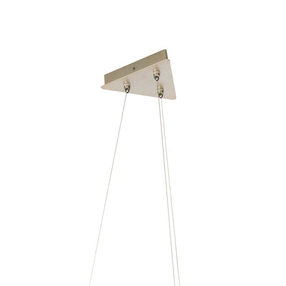 Flux 39" Wide LED Abstract Chandelier