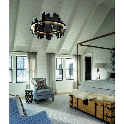Ardesia 38" Wide LED Ring Chandelier