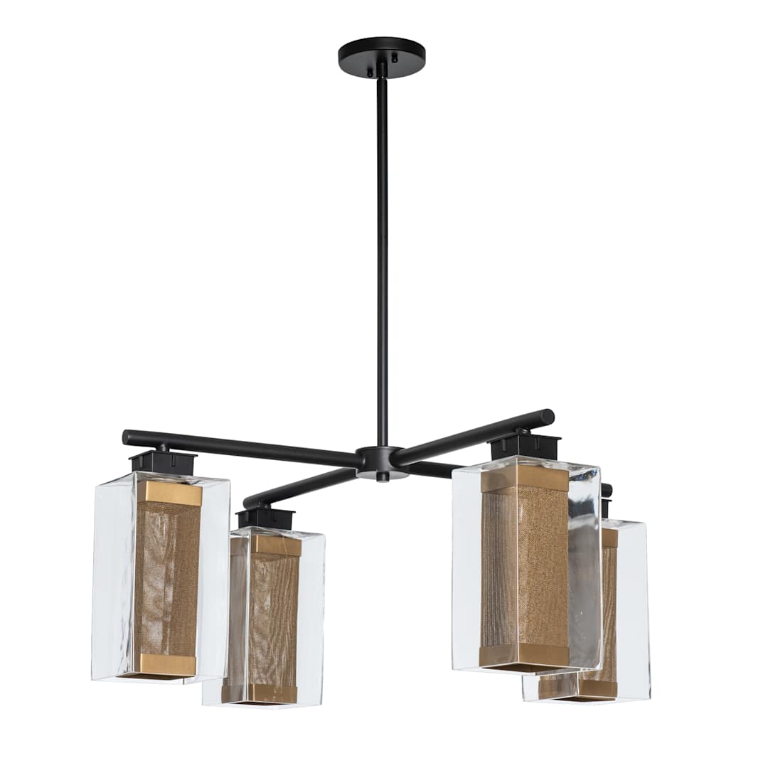 Polaris 4 Light 32" Wide Outdoor Chandelier