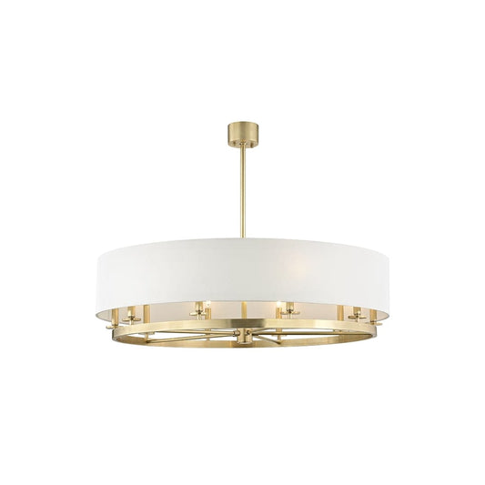 Butte 10 Light 42" Wide Taper Candle Drum Chandelier