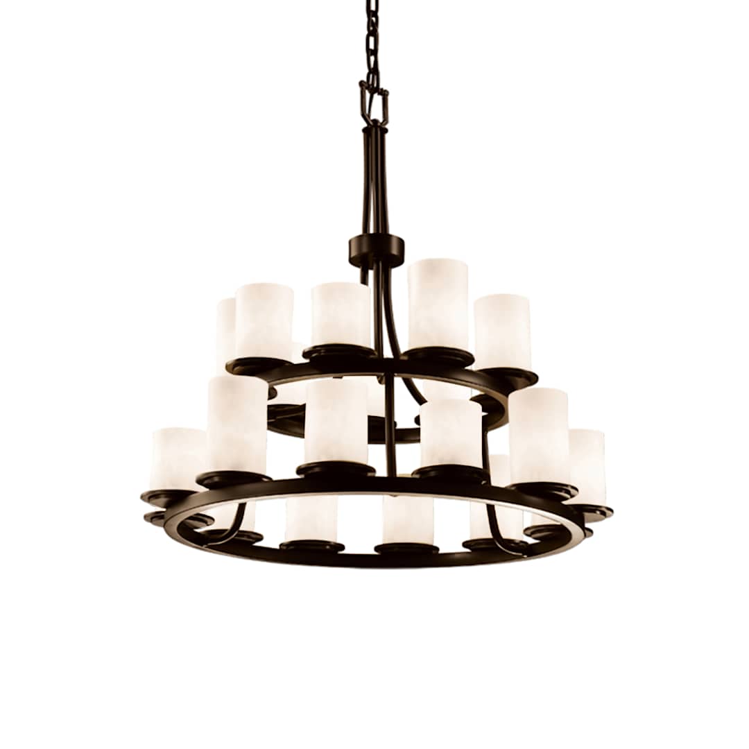 Clouds 21 Light 2 Tier Chandelier