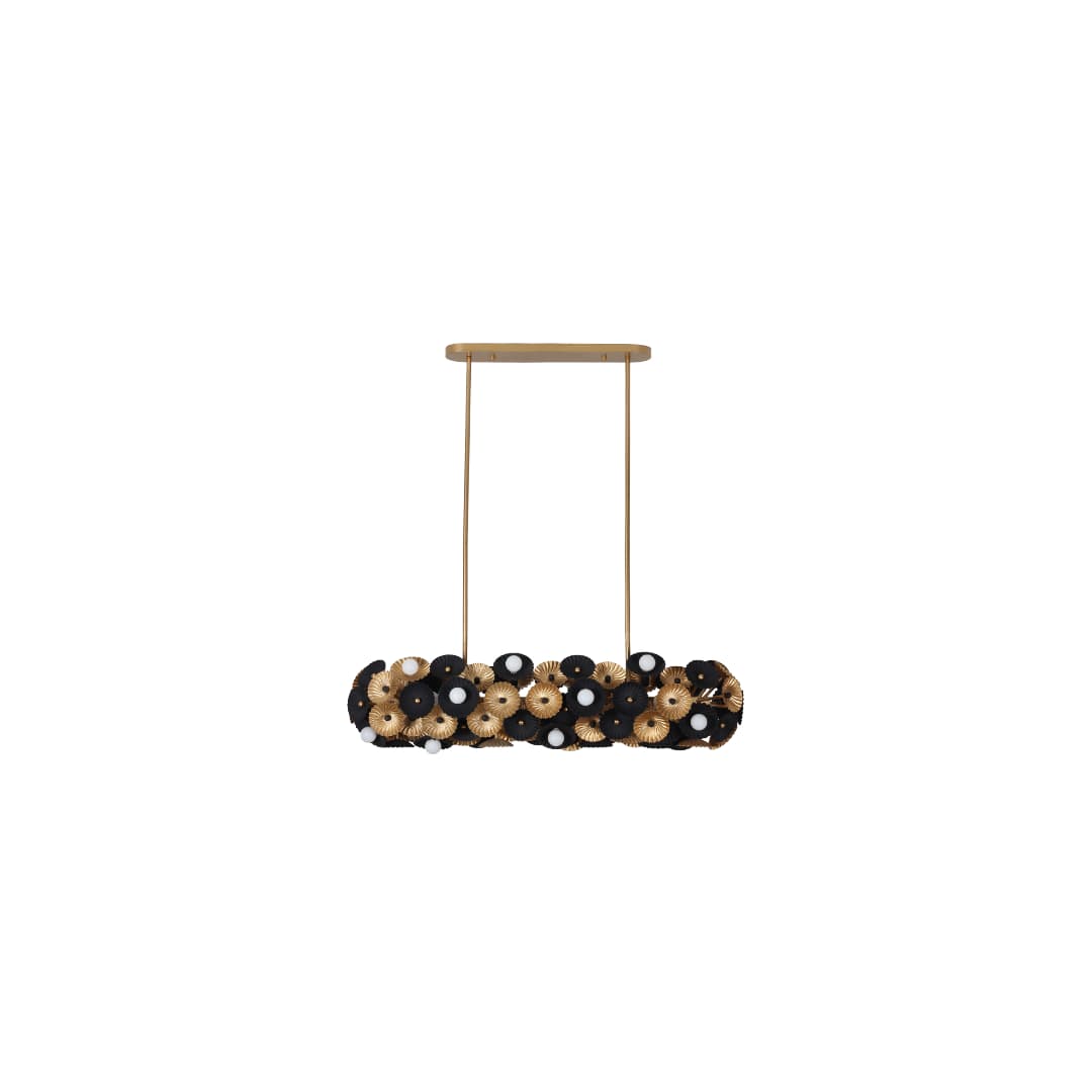Damask 24 Light 48" Wide Linear Chandelier