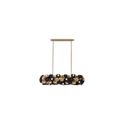 Damask 24 Light 48" Wide Linear Chandelier