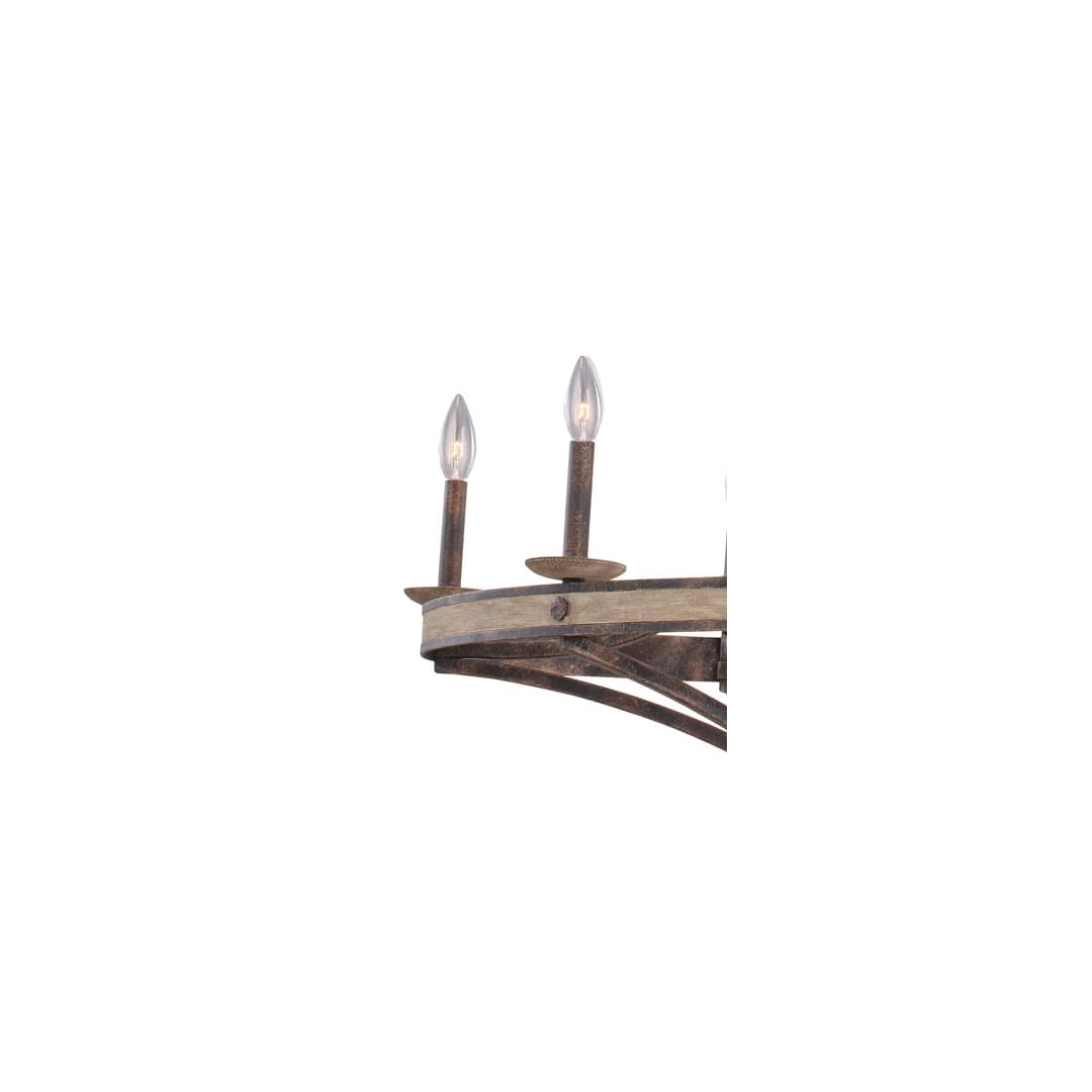Coronado 8 Light Single Tier Linear Chandelier