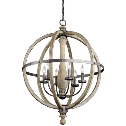 Evan 6-Bulb Indoor Pendant