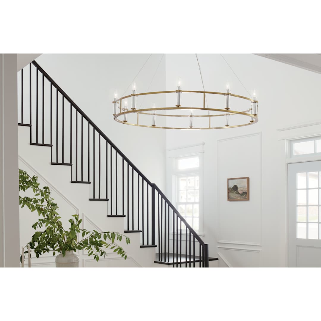 Rosalind 10 Light 50" Wide Crystal Candle Style Chandelier