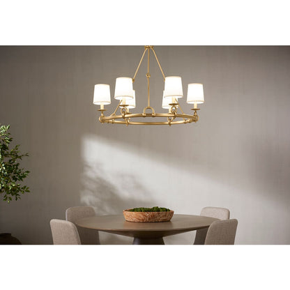 Terret 6 Light 36" Wide Taper Candle Ring Chandelier