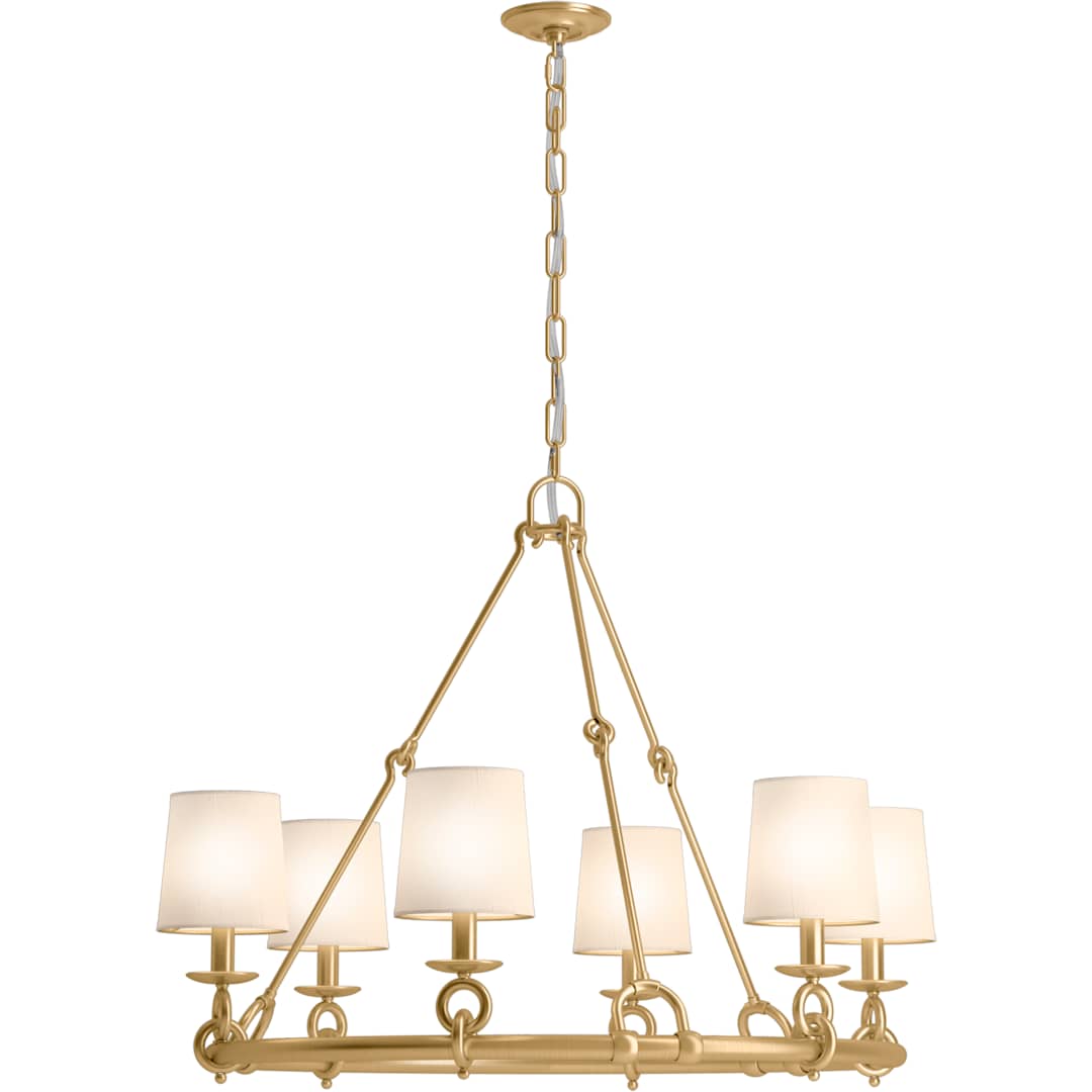 Terret 6 Light 36" Wide Taper Candle Ring Chandelier
