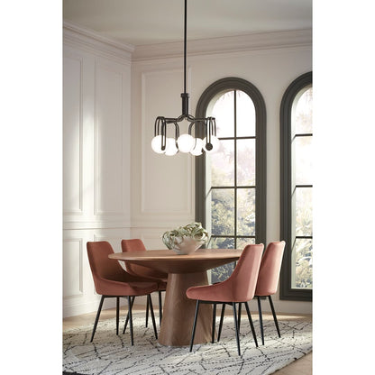Kraga 5 Light 23" Wide Chandelier