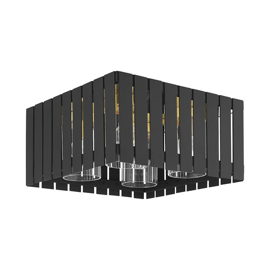 Greenwich 4 Light 13" Wide Flush Mount Outdoor Ceiling Fixture