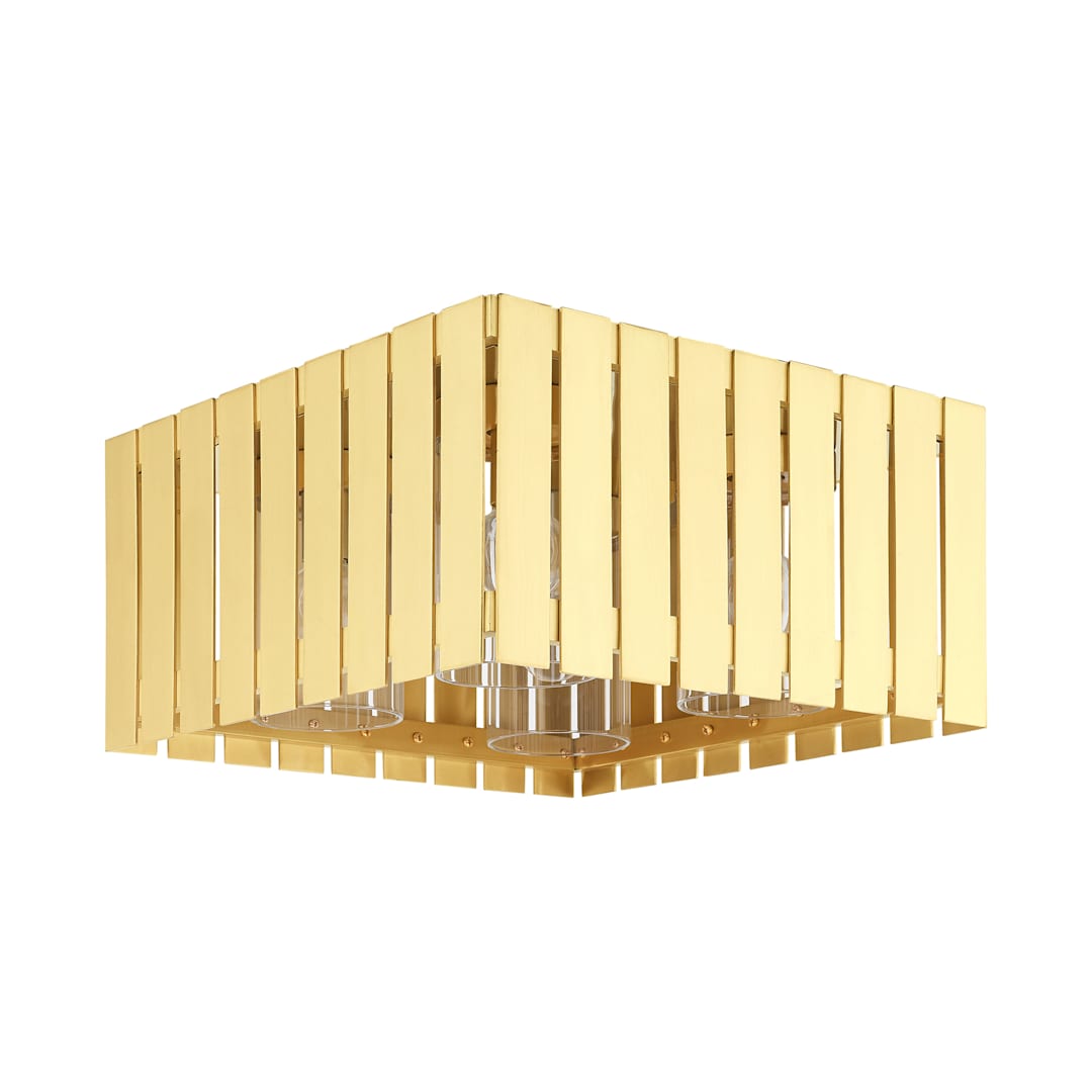Greenwich 4 Light 13" Wide Flush Mount Outdoor Ceiling Fixture