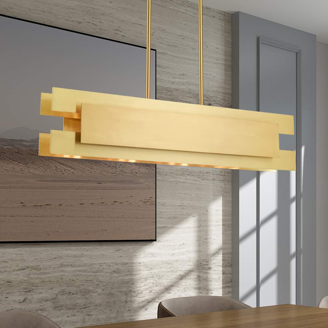 Varick 4 Light 36" Wide Linear Chandelier
