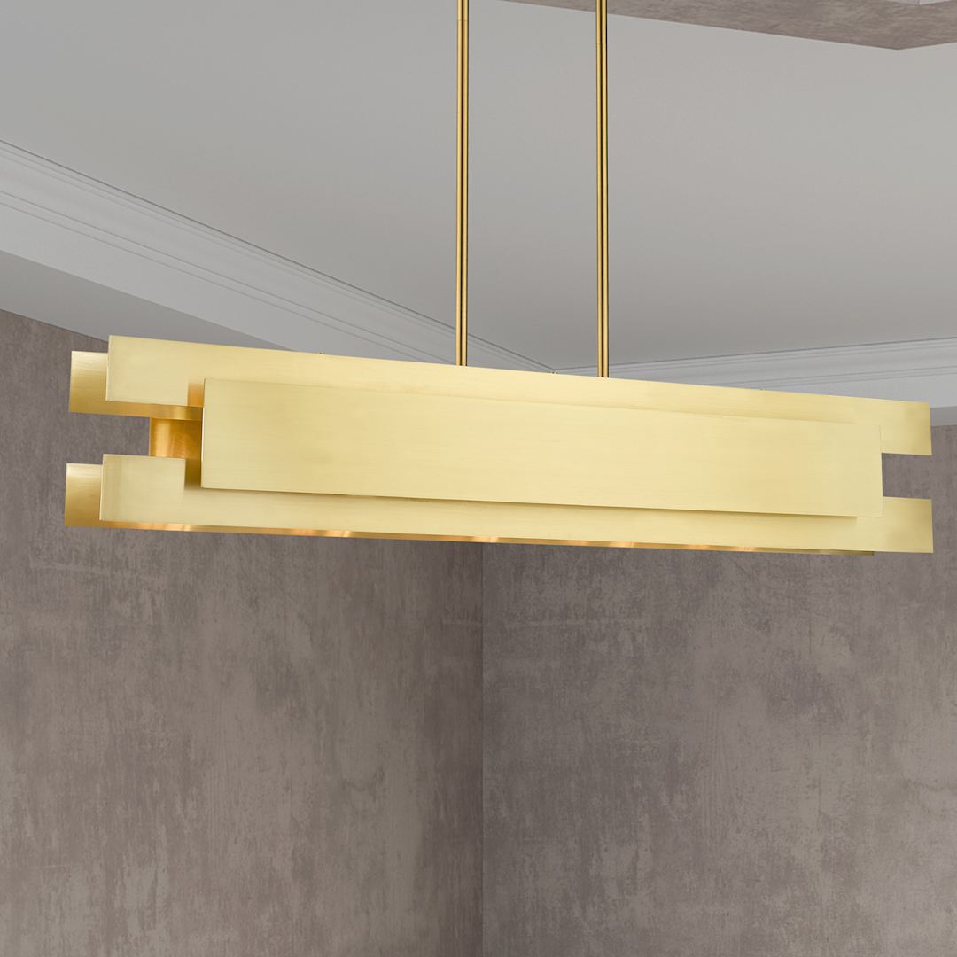 Varick 5 Light 46" Wide Linear Chandelier