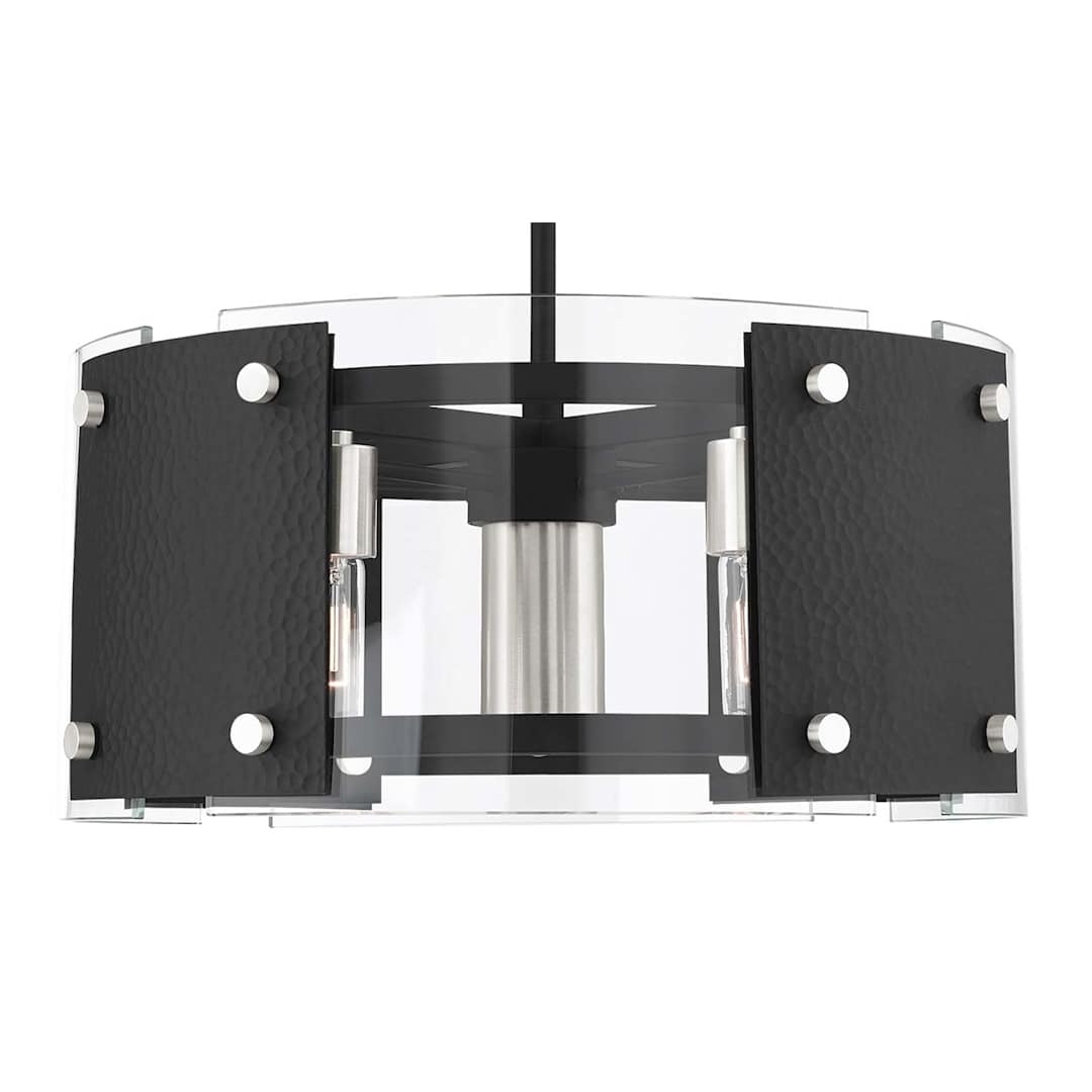 Barcelona 7 Light 8" Wide Drum Chandelier
