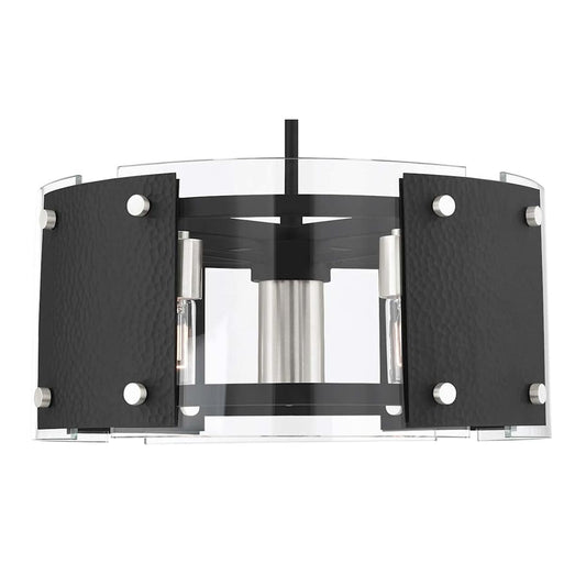 Barcelona 7 Light 8" Wide Drum Chandelier