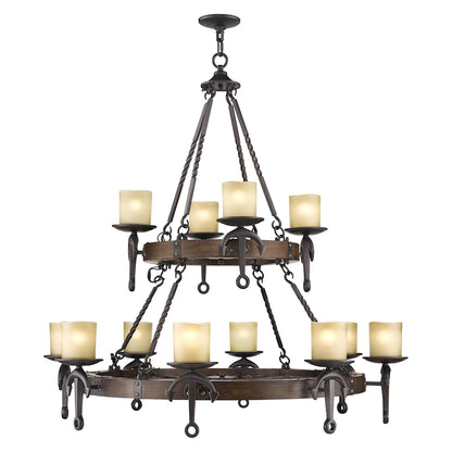 Cape May 12 Light 2 Tier Chandelier