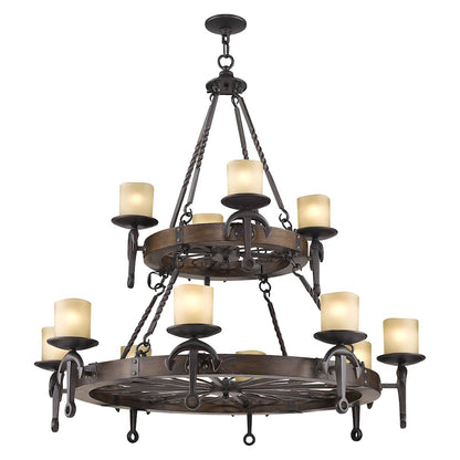 Cape May 12 Light 2 Tier Chandelier